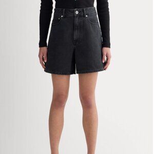 Everlane - The A-Line Denim Short - Washed Black - 28